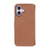 RV Magnetic Wallet Case iPhone 16 Plus Brown