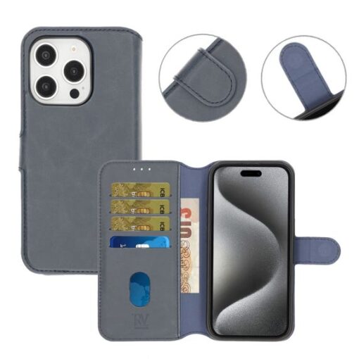 RV Magnetic Wallet Case iPhone 16 Pro Abssy Blue