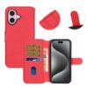 RV Magnetic Wallet Case iPhone 16 Red