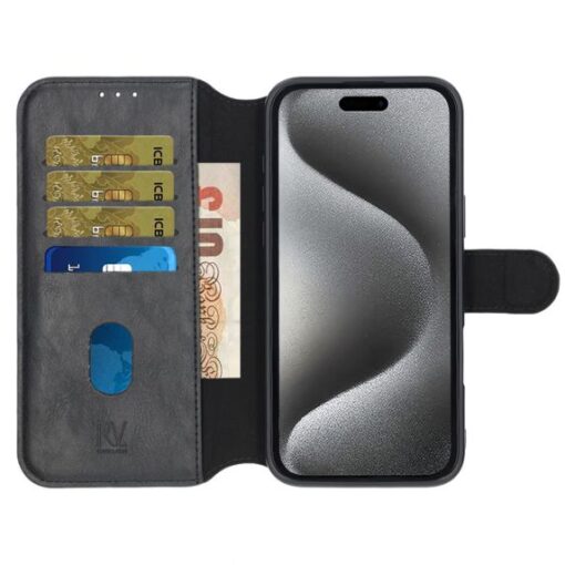 RV Wallet Case iPhone 16 Black