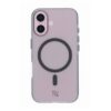 Rvelon Anti-slip corrugated magnetic protective case For iPhone 16 Gray