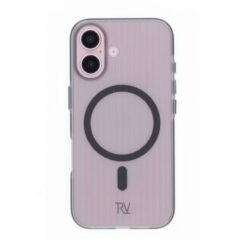 Rvelon Anti-slip corrugated magnetic protective case For iPhone 16 Gray