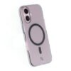 Rvelon Anti-slip corrugated magnetic protective case For iPhone 16 Gray