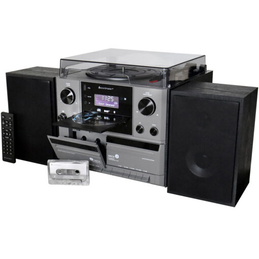 Stereo music centre MCD5600 with DAB+/FM radio, CD/MP3, turntable, double cassette, USB, Bluetooth