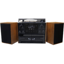 Stereo music centre MCD5600 with DAB+/FM radio, CD/MP3, turntable, double cassette, USB, Bluetooth