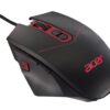 Acer Nitro Mouse (NMW120) Optisk Kabling Sort Rød