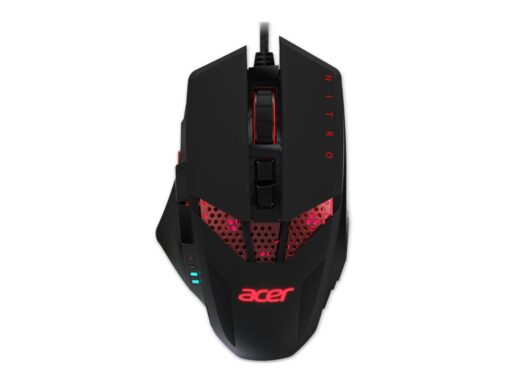 Acer Nitro Mouse (NMW120) Optisk Kabling Sort Rød