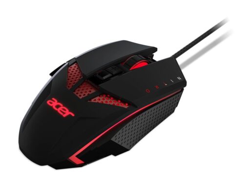 Acer Nitro Mouse (NMW120) Optisk Kabling Sort Rød