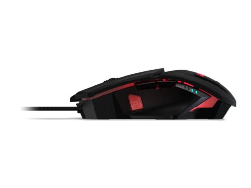 Acer Nitro Mouse (NMW120) Optisk Kabling Sort Rød