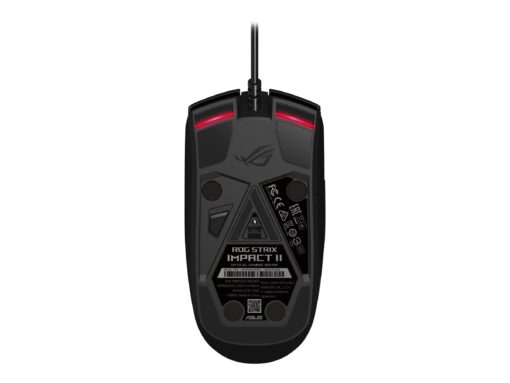 ASUS ROG Strix Impact II Optisk Kabling Sort