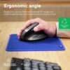 Bayo II Trådlös ergonomisk mus Svart