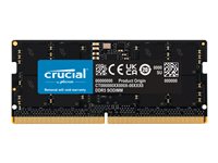 Crucial DDR5 16GB 4800MHz CL40 Ikke-ECC SO-DIMM 262-PIN