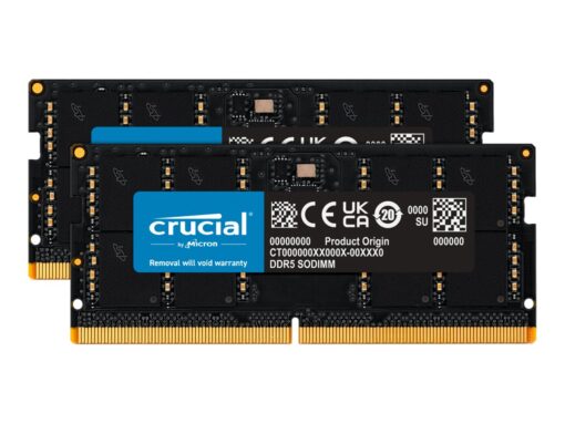 Crucial DDR5 64GB kit 4800MHz CL40 Ikke-ECC SO-DIMM 262-PIN