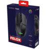 GXT 109 Felox Illuminated Gaming mouse Svart