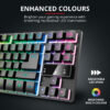 GXT 833 Thado TKL RGB Gaming Keyboard Nordisk