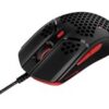 HyperX Pulsefire Haste Optisk Kabling Sort Rød