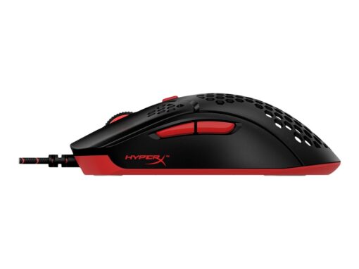 HyperX Pulsefire Haste Optisk Kabling Sort Rød