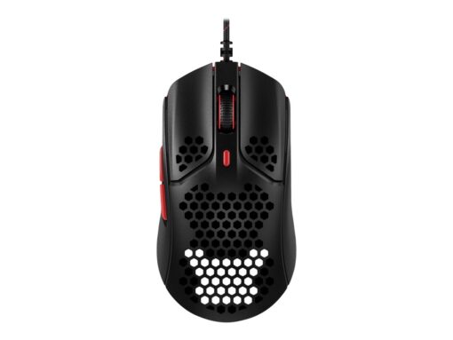 HyperX Pulsefire Haste Optisk Kabling Sort Rød