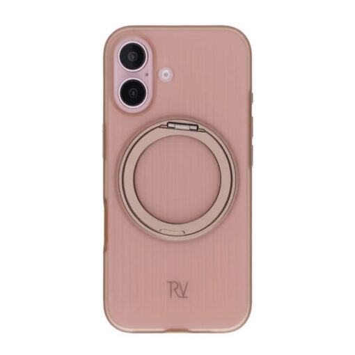 iPhone 16 Rvelon Skal Roterande Magnet Stativ - Brons