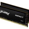 Kingston FURY Impact DDR4 64GB kit 2666MHz CL16 Ikke-ECC SO-DIMM 260-PIN