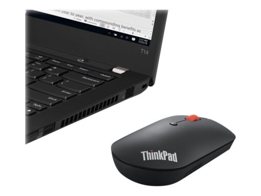 Lenovo ThinkPad Silent Blå optisk Trådløs Grå