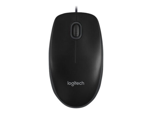 Logitech B100 Optisk Kabling Sort