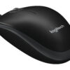 Logitech B100 Optisk Kabling Sort