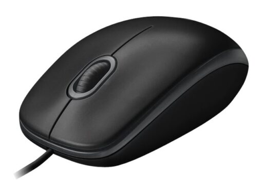 Logitech B100 Optisk Kabling Sort