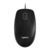 Logitech B100 Optisk Kabling Sort