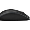 Logitech B100 Optisk Kabling Sort