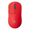 Logitech G PRO X SUPERLIGHT Optisk Trådløs Rød