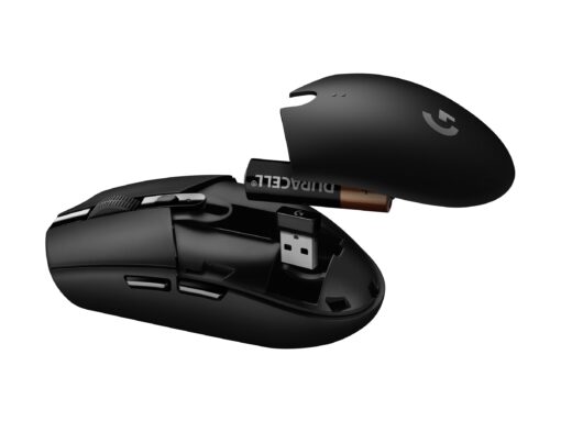 Logitech G305 Optisk Trådløs Sort