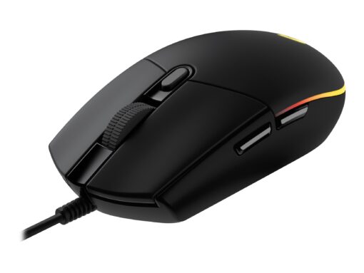 Logitech Gaming Mouse G203 LIGHTSYNC Optisk Kabling Sort