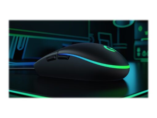 Logitech Gaming Mouse G203 LIGHTSYNC Optisk Kabling Sort