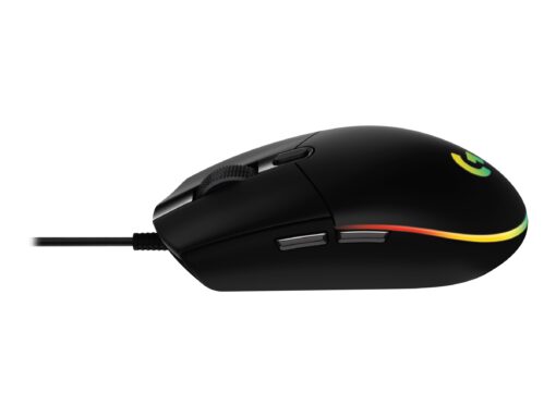 Logitech Gaming Mouse G203 LIGHTSYNC Optisk Kabling Sort