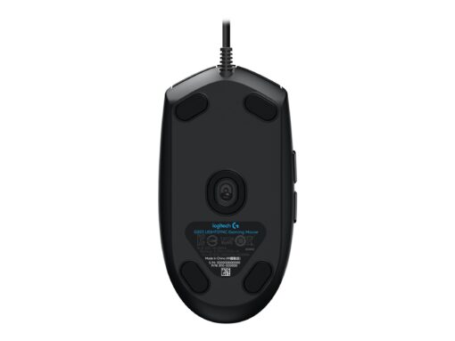 Logitech Gaming Mouse G203 LIGHTSYNC Optisk Kabling Sort