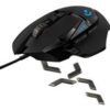 Logitech Gaming Mouse G502 (Hero) Optisk Trådløs Kabling Sort