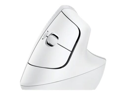 Logitech Lift Vertical Ergonomic Mouse Optisk Trådløs Hvid