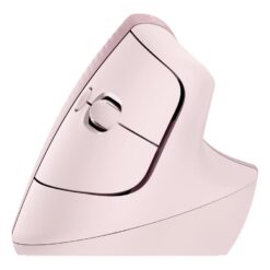 Logitech Lift Vertical Ergonomic Mouse Optisk Trådløs Pink