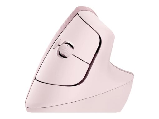 Logitech Lift Vertical Ergonomic Mouse Optisk Trådløs Pink