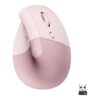 Logitech Lift Vertical Ergonomic Mouse Optisk Trådløs Pink