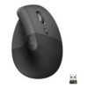 Logitech Lift Vertical Ergonomic Mouse Optisk Trådløs Sort