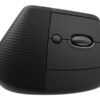 Logitech Lift Vertical Ergonomic Mouse Optisk Trådløs Sort