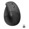 Logitech Lift Vertical Ergonomic Mouse Optisk Trådløs Sort