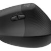 Logitech Lift Vertical Ergonomic Mouse Optisk Trådløs Sort