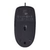 Logitech M100 Optisk Kabling Hvid