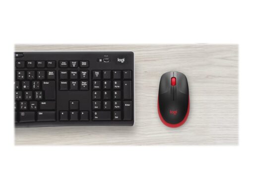 Logitech M190 Optisk Trådløs Rød