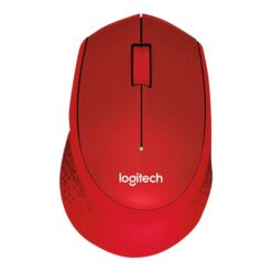 Logitech M330 SILENT PLUS Mekanisk Trådløs Rød