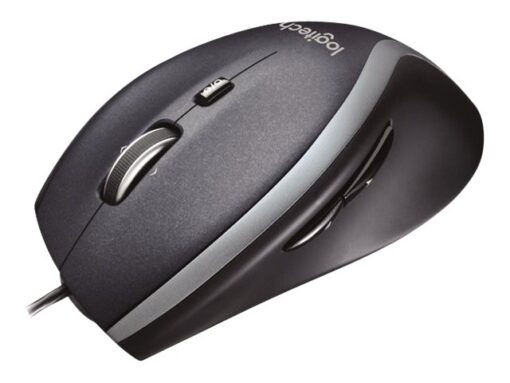 Logitech M500 Laser Kabling Sort Sølv