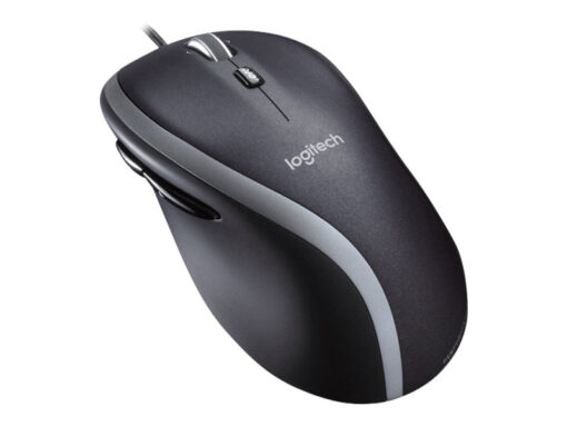 Logitech M500 Laser Kabling Sort Sølv